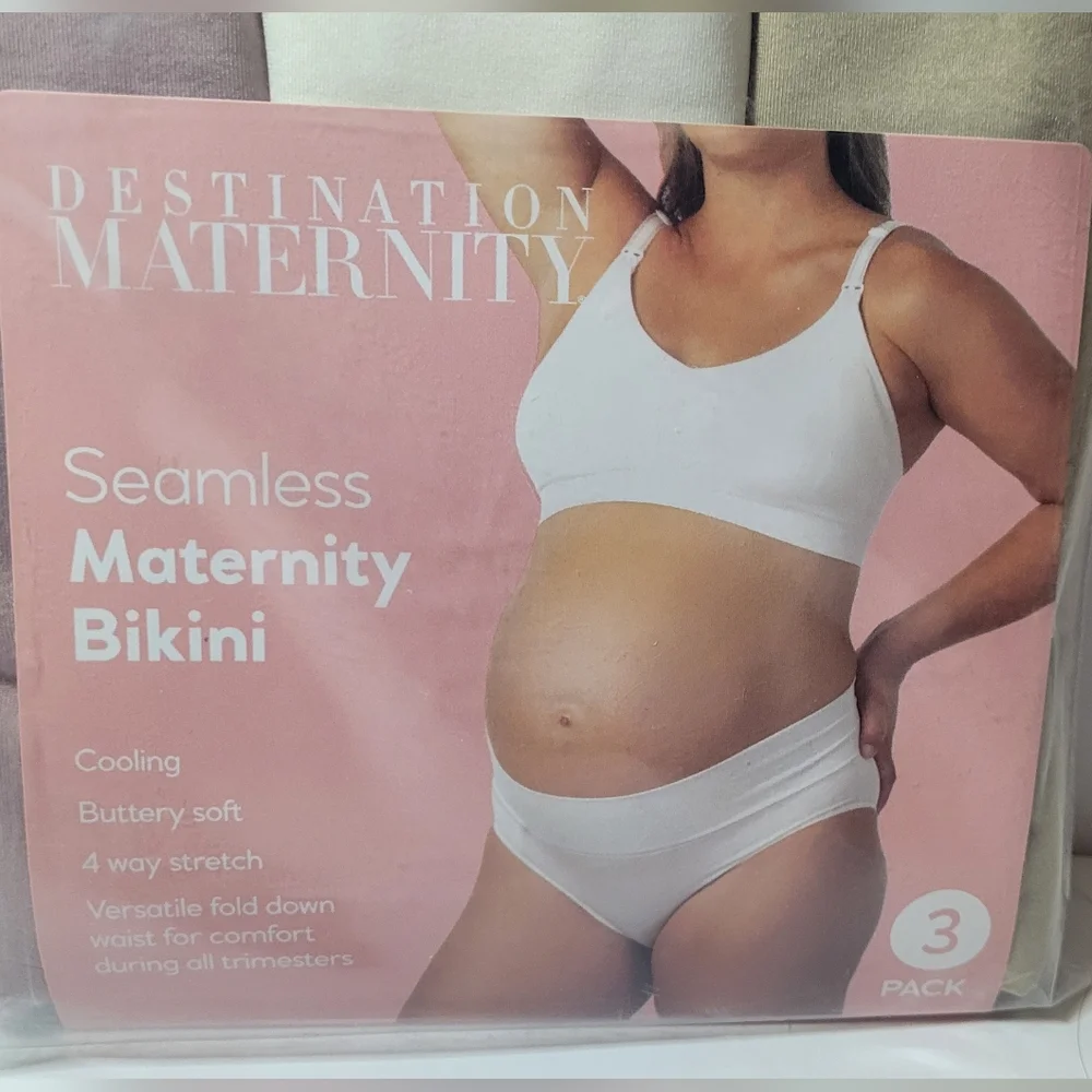 Destination Maternity Seamless Bikini 3 Pack Panties Size XXXL